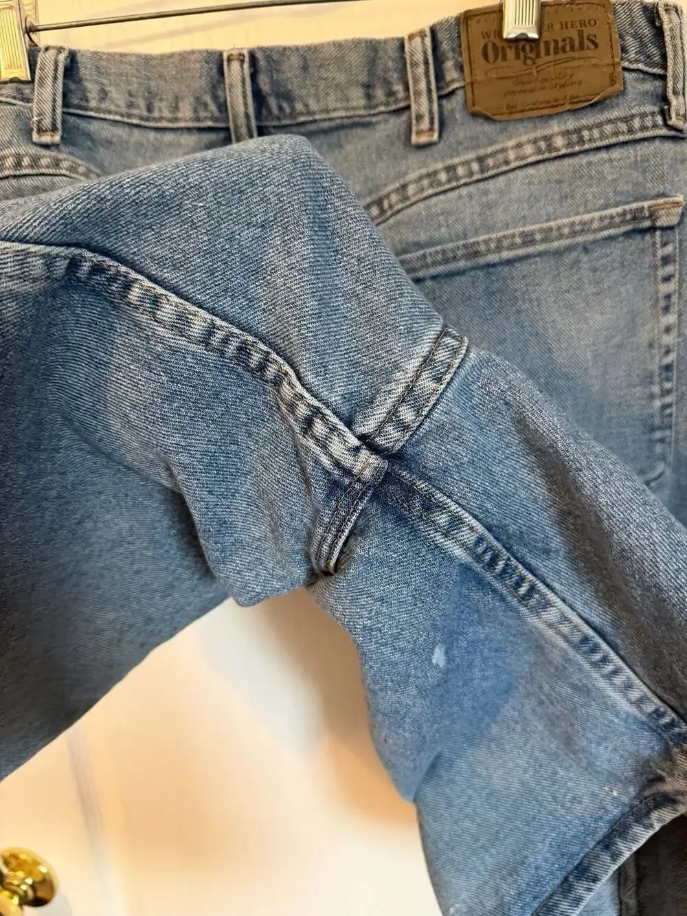 Wrangler Hero Originals Jean Shorts Size 36 Blue Denim Jorts